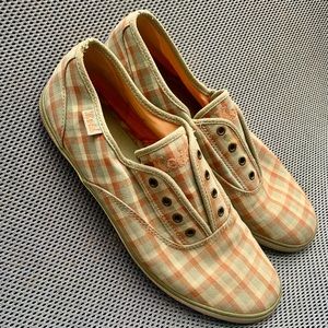 Women’s plaid keds shoes clean size 6